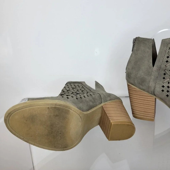 Sugar Open Toe Booties - Picture 2 of 10